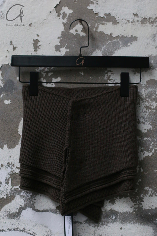 DEVOA 24 Autumn and Winter Knitted Scarf Series DVA-AC-KNSP-CHESTNUT AC-KNSP